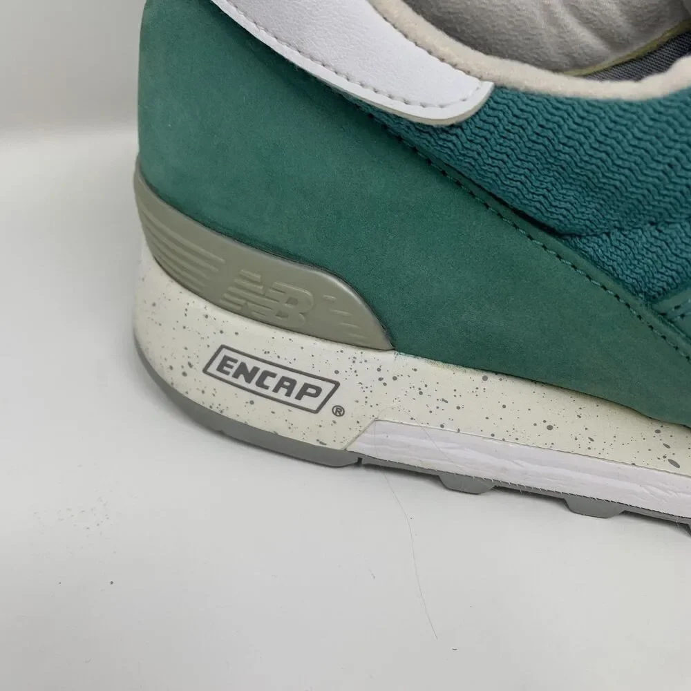 New Balance 1300 Shoes Mens Size 13D Green Made In USA Running Sneakers
